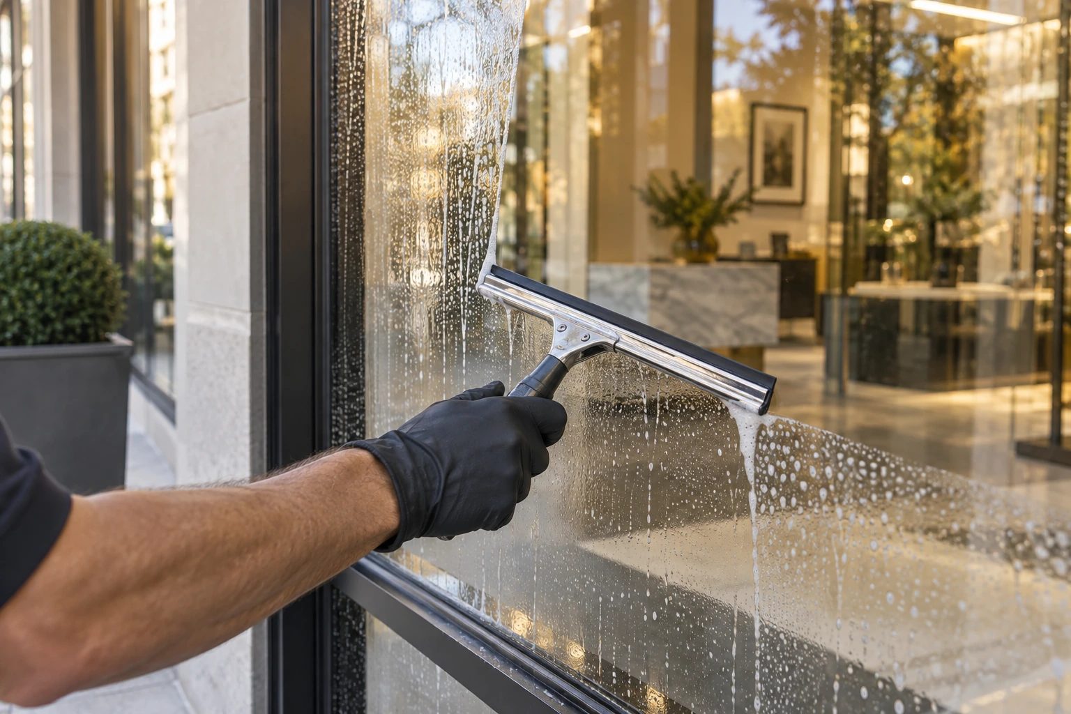 Storefront glass